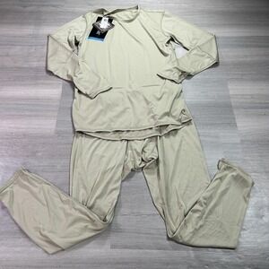 NEW Peckham GEN III ECWCS Level 1 Long Johns Mens Small Beige Base Layer Set